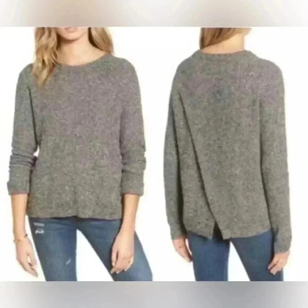 Madewell Province Cross Back Knit Pullover Sweater. Size: Small